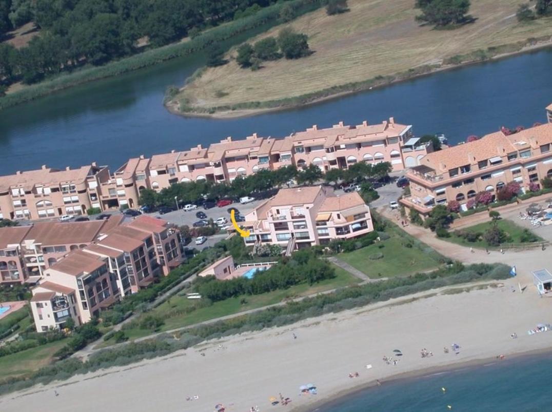 Appartement Entre La Lagune Et La Mer Avec Piscine, Direct Plage, Vue Partielle Mer Saint-Cyprien  Exterior photo