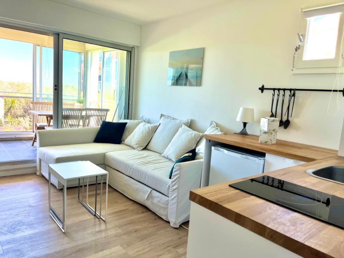 Appartement Entre La Lagune Et La Mer Avec Piscine, Direct Plage, Vue Partielle Mer Saint-Cyprien  Exterior photo