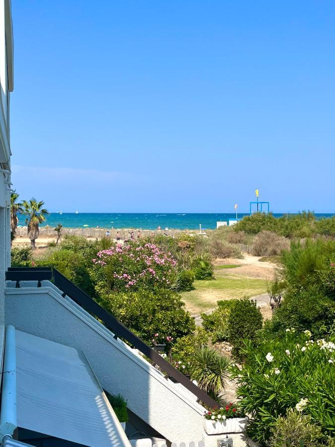 Appartement Entre La Lagune Et La Mer Avec Piscine, Direct Plage, Vue Partielle Mer Saint-Cyprien  Exterior photo
